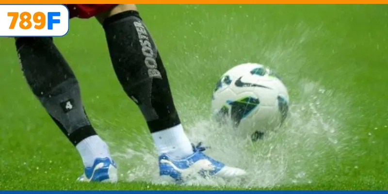 Linh Vật Của Chelsea: Niềm Cảm Hứng Cho Đội Bóng Và Fan 4 Người chơi phối hợp nhịp nhàng trong điều kiện sân ướt.